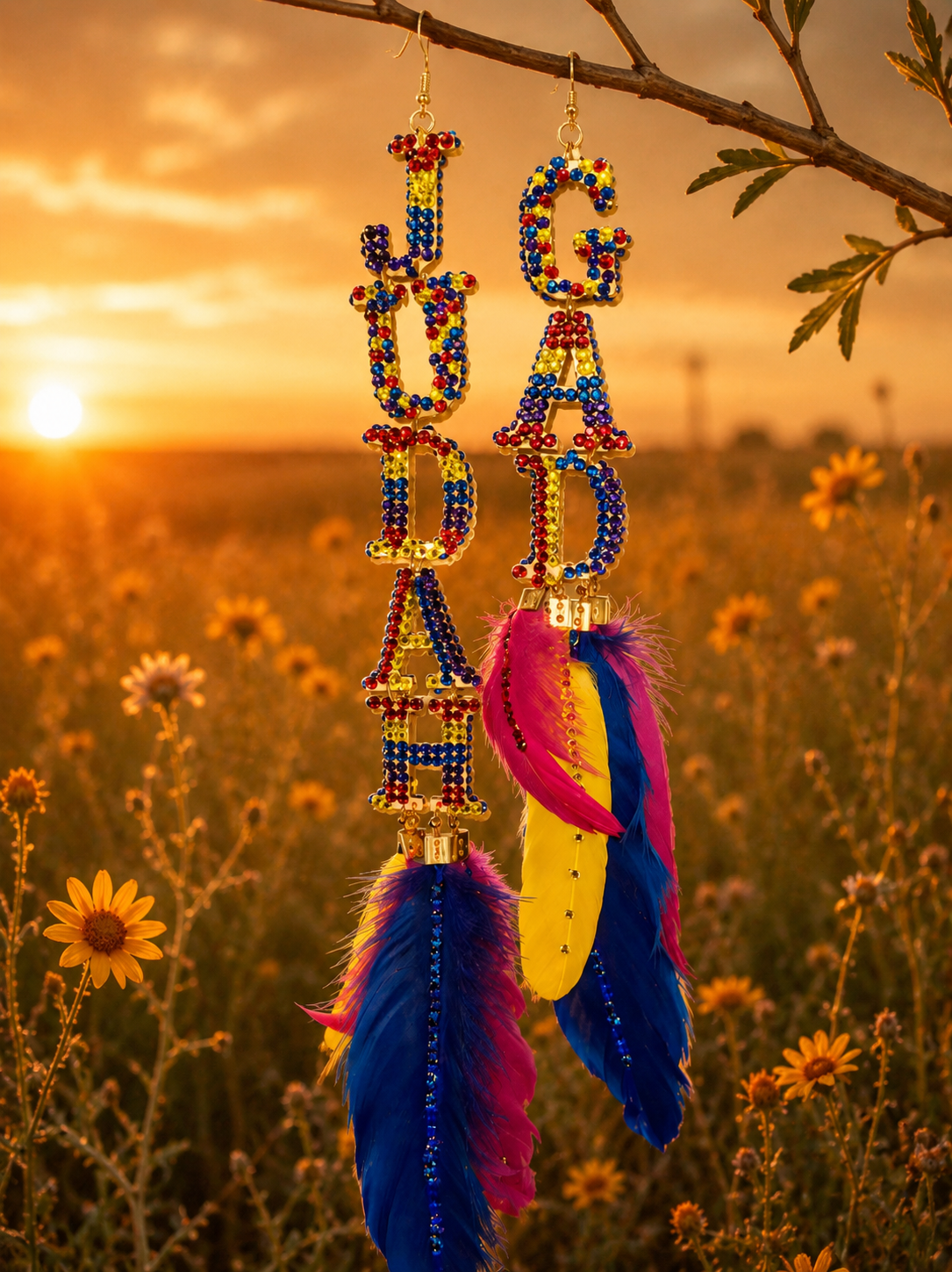 "Rep' Your Tribe" Earrings
